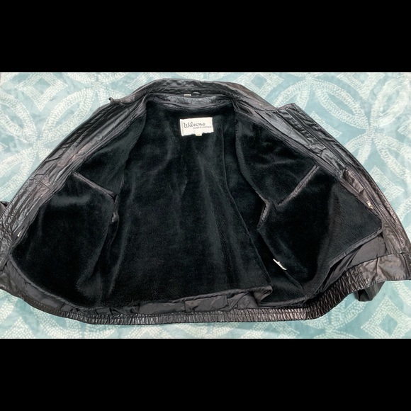 🚨Vintage Wilson suede & leather moto jacket 44 - Picture 3 of 3